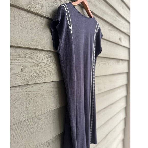 Pure Jill Embroidered Cap Sleeve Dress XS Petite - Picture 7 of 10